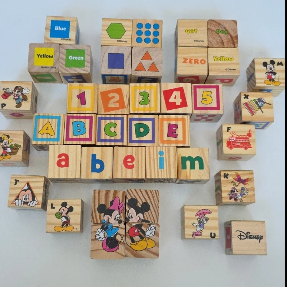 Disney Wooden Blocks - Mickey Mouse and Friends
